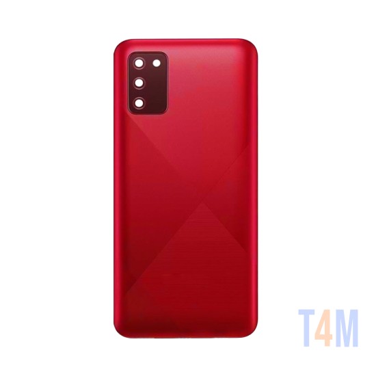 Back Cover+Camera Lens Samsung Galaxy A02s/A025 Red